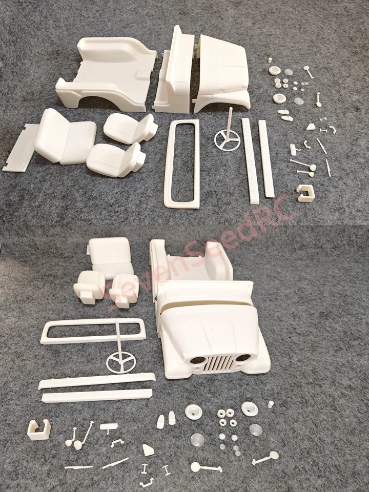 1/10 m38a1 cj5ジープ　3dプリント製ボディー 1/10 m38a1 cj5ジープ 3dプリント製ボディー