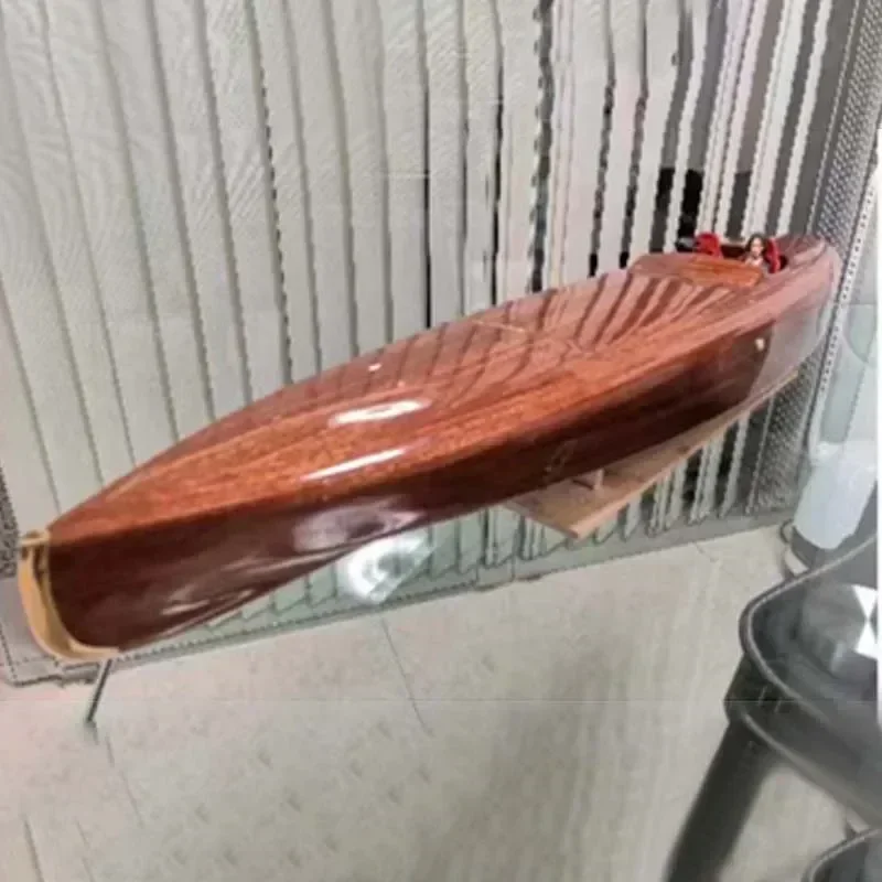 Wooden Ship Model Kit G5 900mm Handmade Wooden Boat Model Baby Bootlegger DIY Remote Control Ship Model  Speedboat Kit 2