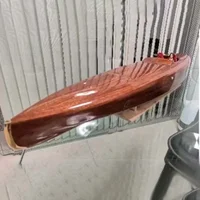 Wooden Ship Model Kit G5 900mm Handmade Wooden Boat Model Baby Bootlegger DIY Remote Control Ship Model  Speedboat Kit 2