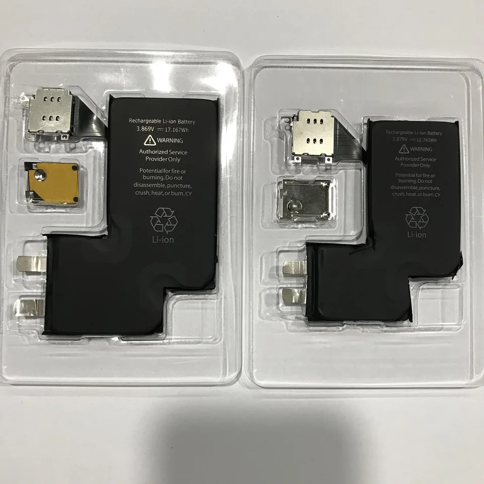 Dual Card Kit With Li-ion Polymer Battery Cell For IPhone 15 Pro