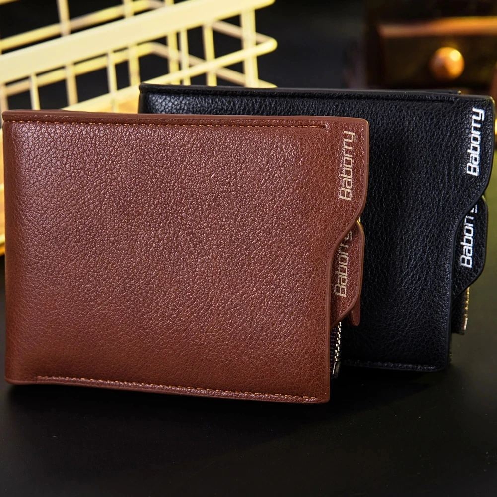 

RFID Wallet Men's Wallet Wholesale New Wallet Multi-function Short Card Bag