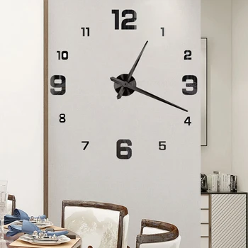 Large 3D Acrylic Wall Clock 1