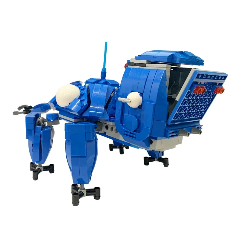 

MOC-124687 Tachikoma Ghost in Shell Building Block Kit Walker/Roller Tank Spider Combat Vehicle Brick Model Toy Birthday Giift