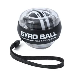 Gyro Power Wrist and Forearm Exerciser for Enhanced Muscle Training (Platinum without LED)