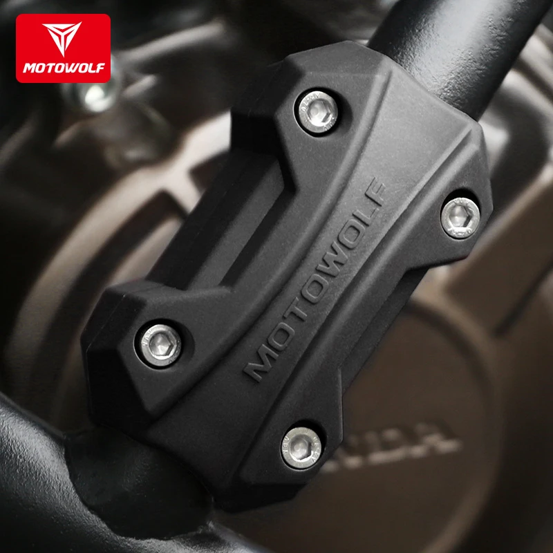 Universal Motorcycle Engine Crash Bar Guard Decorative Bumper Protection Block