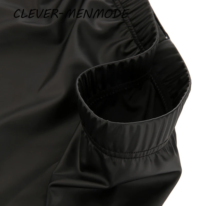 Men's Sexy PU Leather Side Opening Skirt