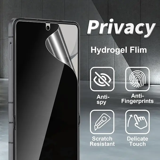 3PCS Anti-Spy Privacy Hydrogel Screen Protector Film