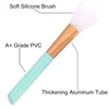 1/4/5/6-pack advanced silicone facial mask brush - mild and soft, suitable for all skin types, formaldehyde free 6