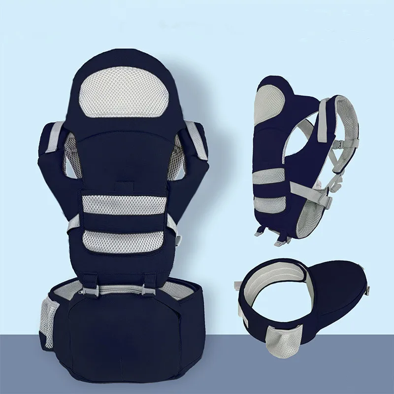 

New 0-48 Month Ergonomic Baby Carrier Infant Baby Hipseat Carrier 3 In 1 Front Facing Ergonomic Kangaroo Baby Wrap Sling