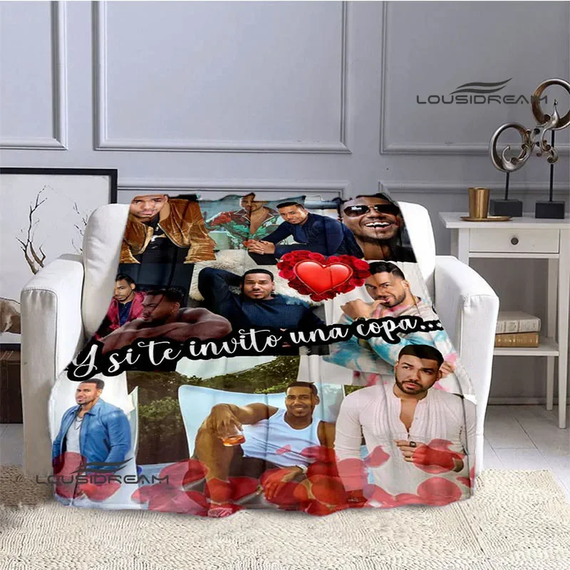 Latin singer Romeo Santos blankets Flannel Warm blanket soft and comfortable blanket picnic blankets bed linings birthday gift 5