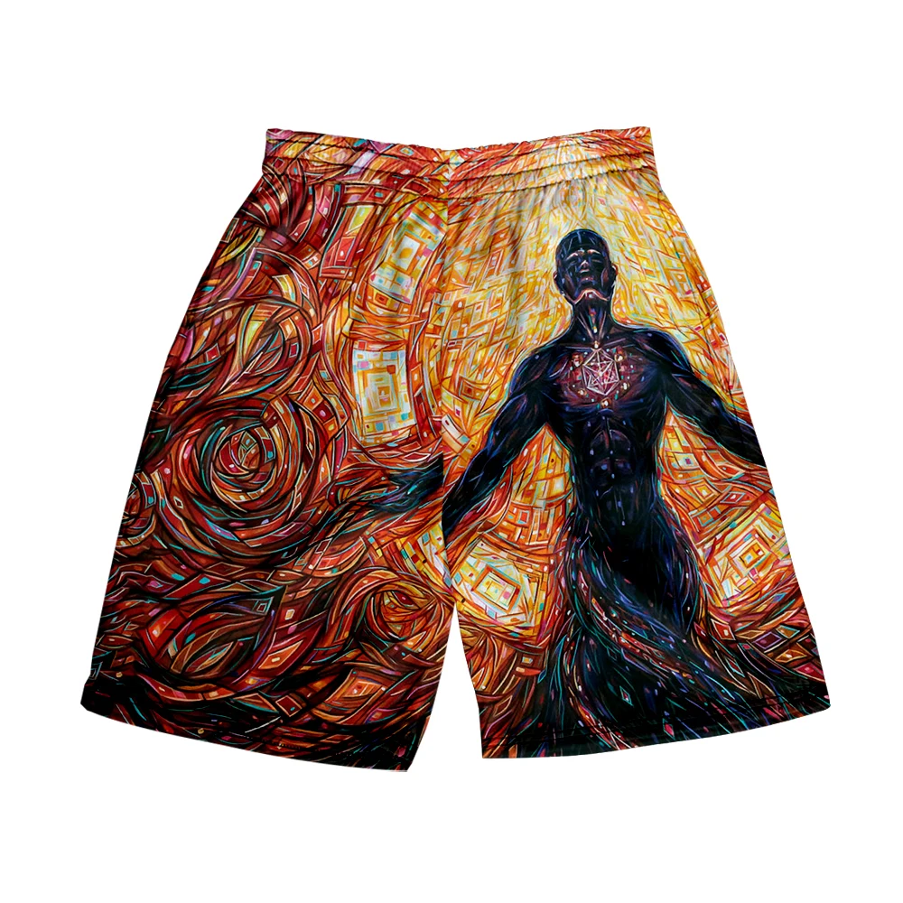 

Beach Shorts Men's and women's clothing 3D digital printing casual shorts Fashion trend couple Pants abstract painting
