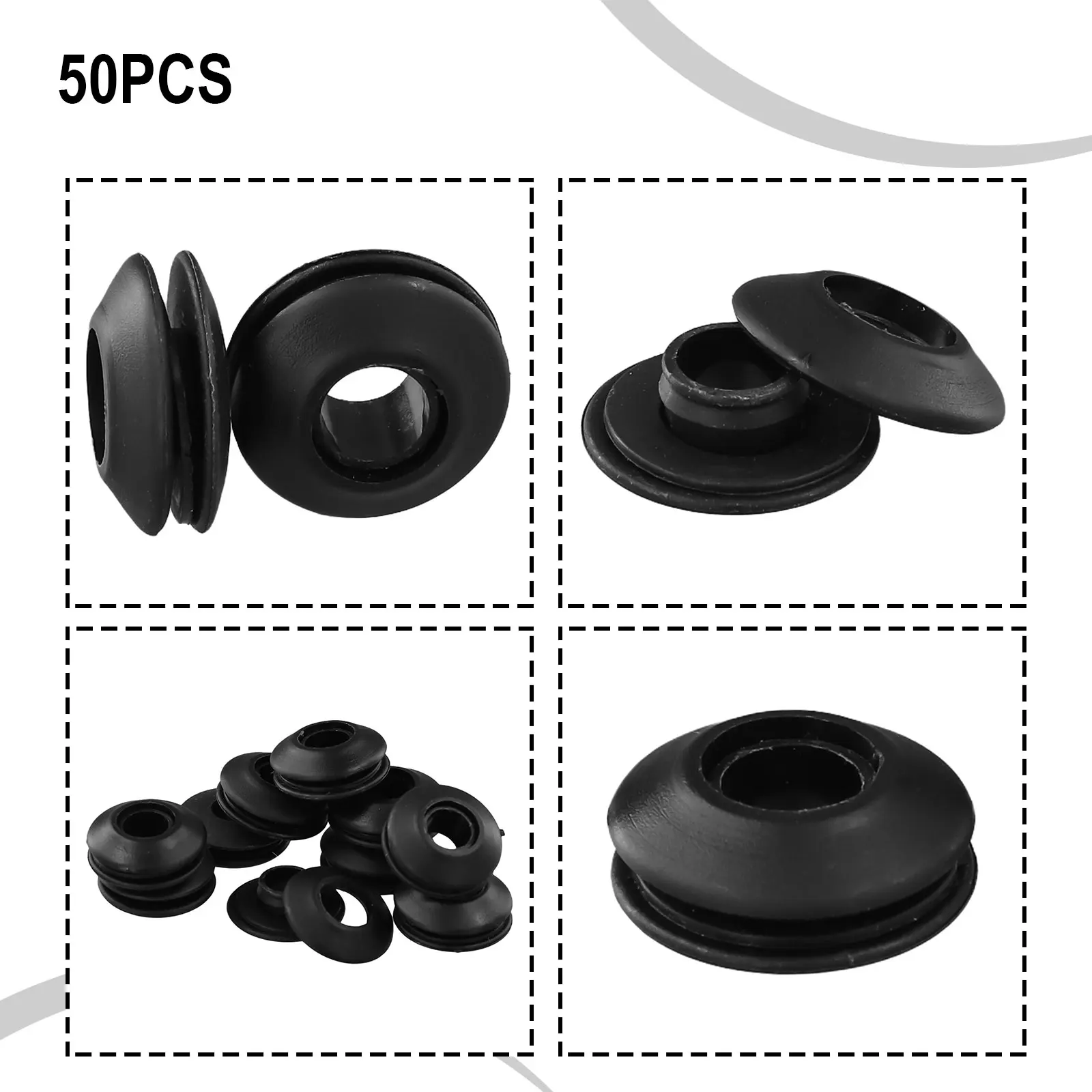10pc/50PC Plastic Eyelets Round Eyelets Tarpaulin Eyelets Solar Cover Pool Awning Tarpaulin Buckle Button Fabric Punching Tools