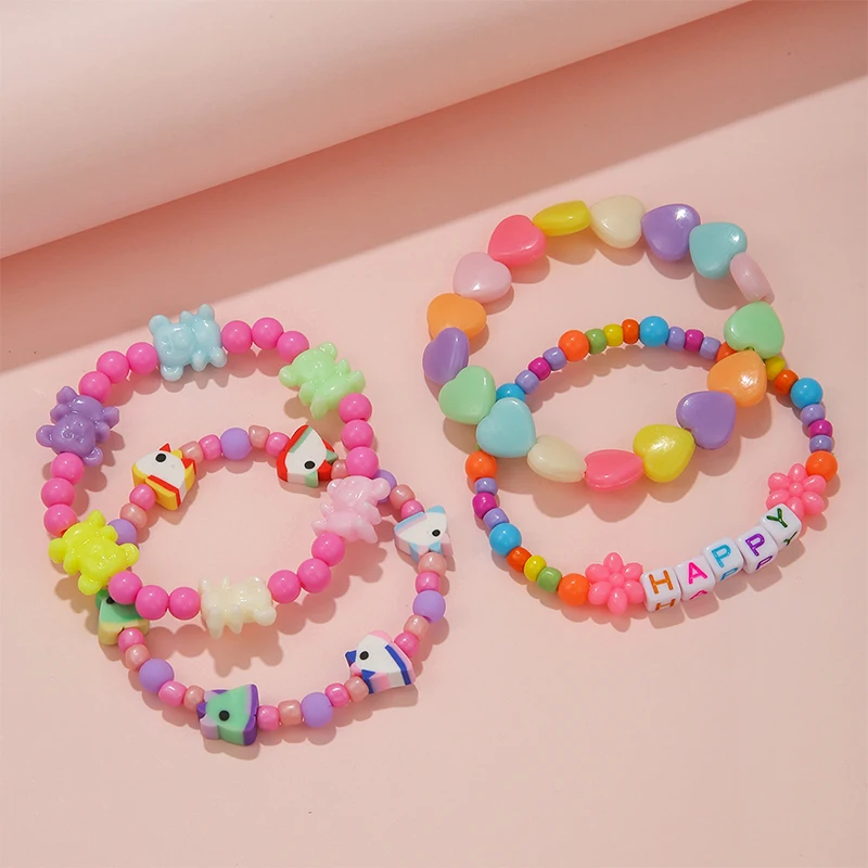 Braccialetto Ragazza Con Ciondolo Unicorno - Oro Rosa E Cristalli - 16 Cm Regolabile - Set In Confezione Regalo