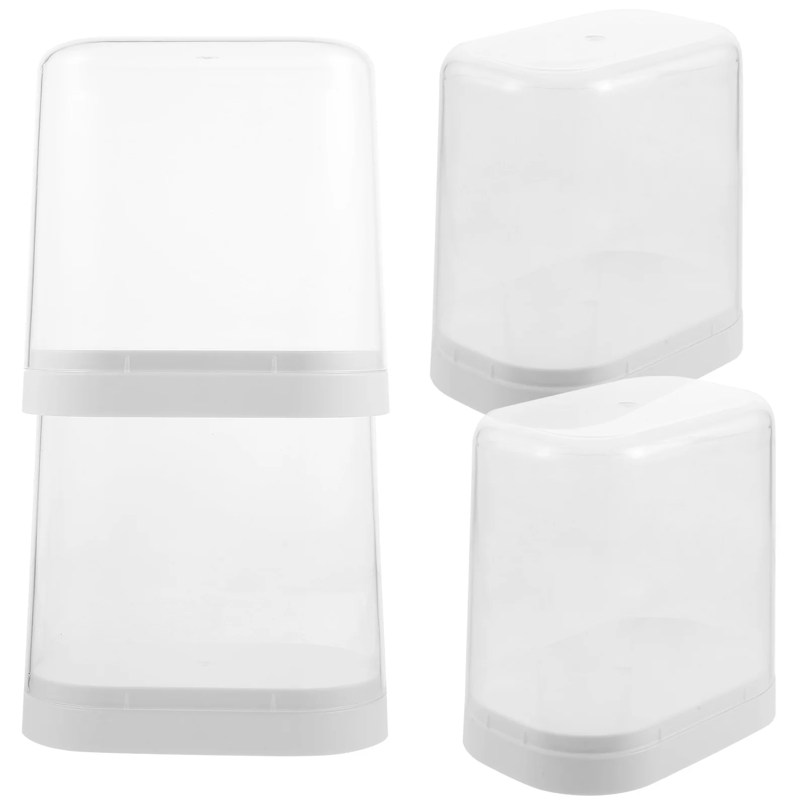 

4 Pcs Figurine Model Storage Holder Toy Display Case Box Handicrafts Clear Figure