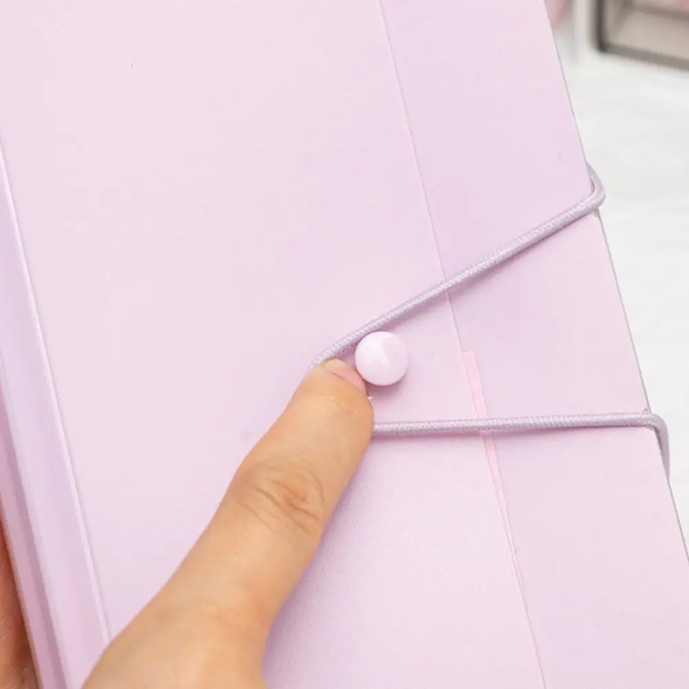 Fashion 7 Layer A6 File Folder Large Capacity Waterproof Organ Bag with Index Tabs Bill Storage Bag