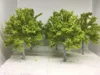 3pcs/5pcs highly10cm/12cm/15cm miniature tree model architecture model railway layout green landscape scenery train model tree 1