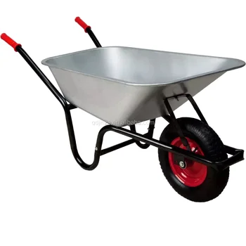 Metal Garden Wheelbarrow With Pneumatic 1