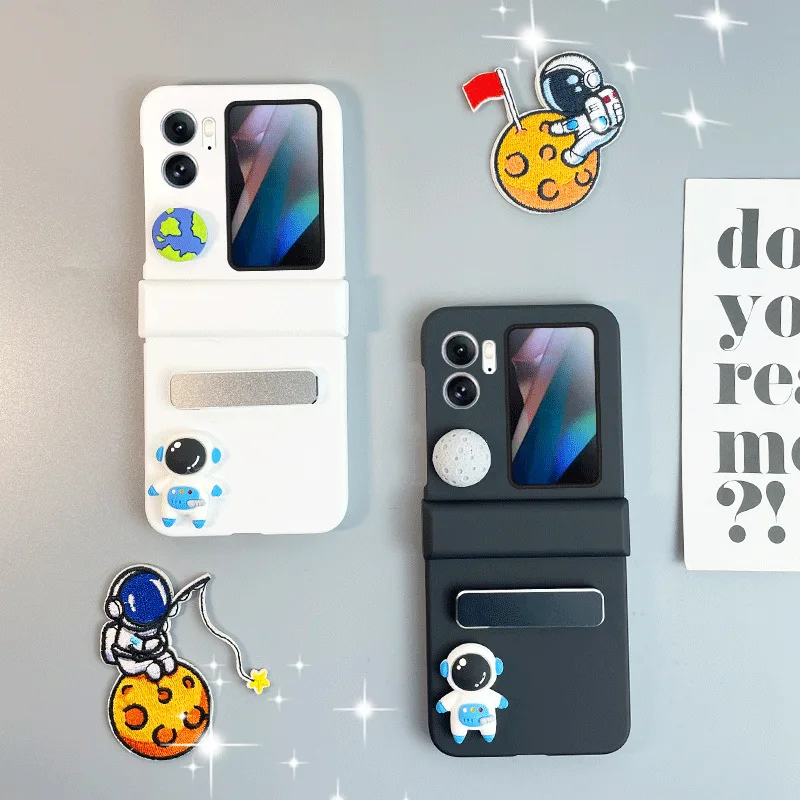 

With Kickstand Bracket Hinge Inclusive Protective Lanyard Case For OPPO Find N2 Flip Case For OPPO PGT110 5G Case