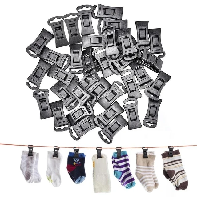 20PCS/LOT Colorful Sock Shaped Socks Holders Pack of Organizers Sorters Clips  Laundry - AliExpress