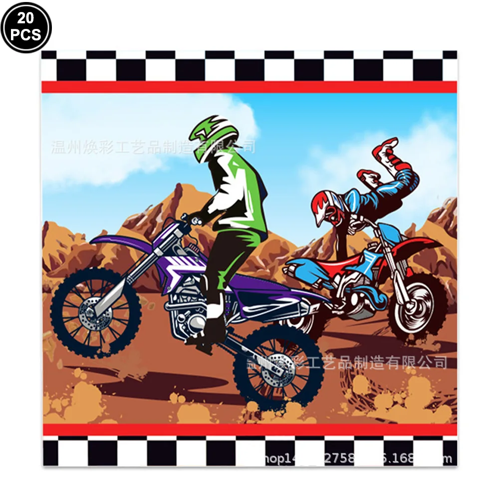 Motorcross Cupcake Topper, Motocycle Thema Cupcake Topper, Zwarte Glitter Motocross Cake Decor, Verjaardagsfeestje Dessert Decor voor Man Jongen (24 stuks