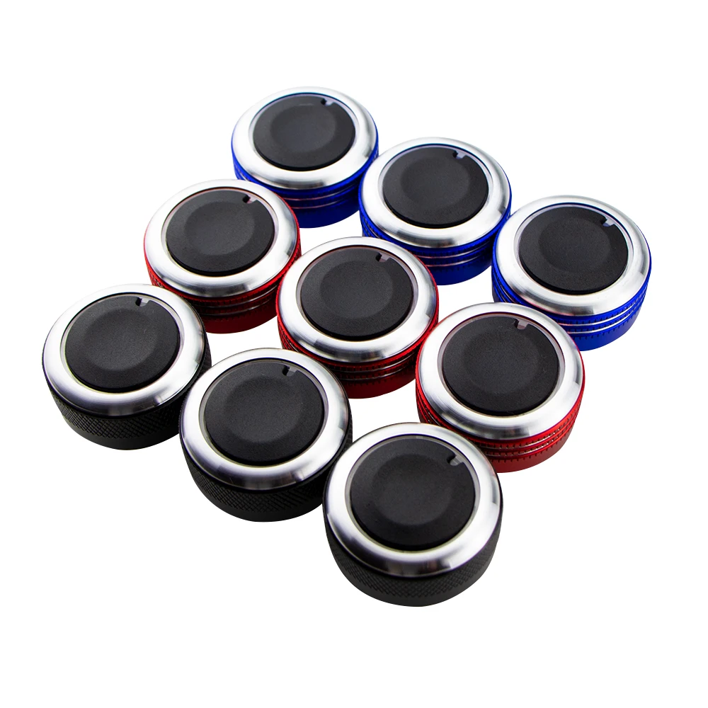 Set 3 Manopole Aria Condizionata In Lega Alluminio Per Mazda 2, 3, 5, 6, Axela - Foto 4