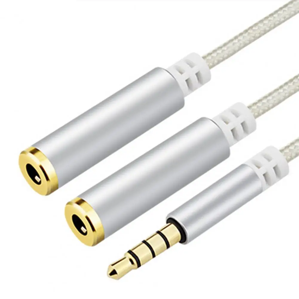 Аудиокабель-разветвитель удобный стабильный выход низкая задержка телефонный компьютер AUX аудиокабель офисный аксессуар Аудиокабель-разветвитель удобный стабильный выход низкая задержка телефонный компьютер AUX аудиокабель офисный аксессуар