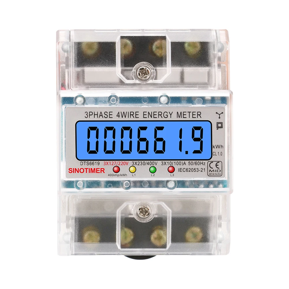 繫ǿ LCD Ʈ  Һ , 3  4    跮, 50 HZ KWh, 跮 AC 3*127 V, 220V