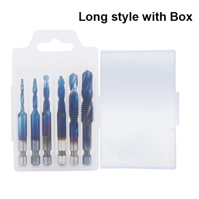 6pc Long Blue Set