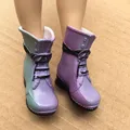 NO.4 purple boots