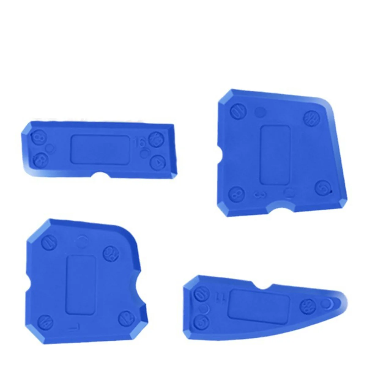 Caulking Tool Kit Scraper Silicone Sealant Spreader Spatula Edge Repair Tools Floor Tile Edges Cleaner 2/4Pcs