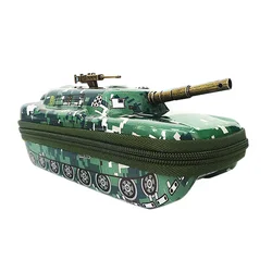 Innovative Tank Pen Pouch - Spacious Stationery Organizer, Ideal Gift for Students & Office Supplies (Green)
