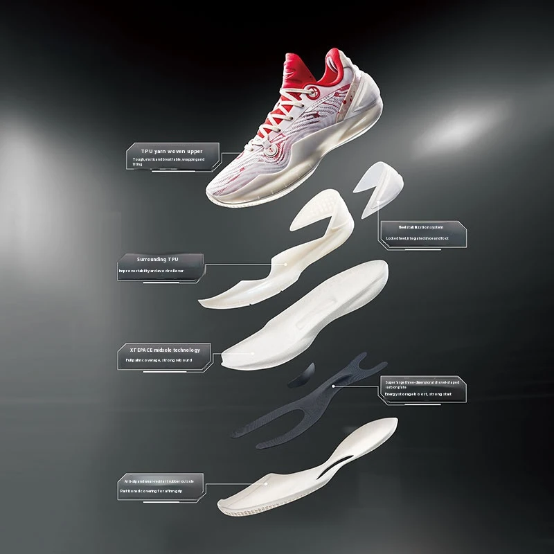 Xtep jeremy lin storm 5,0 basketballs chuhe für männer mid top  