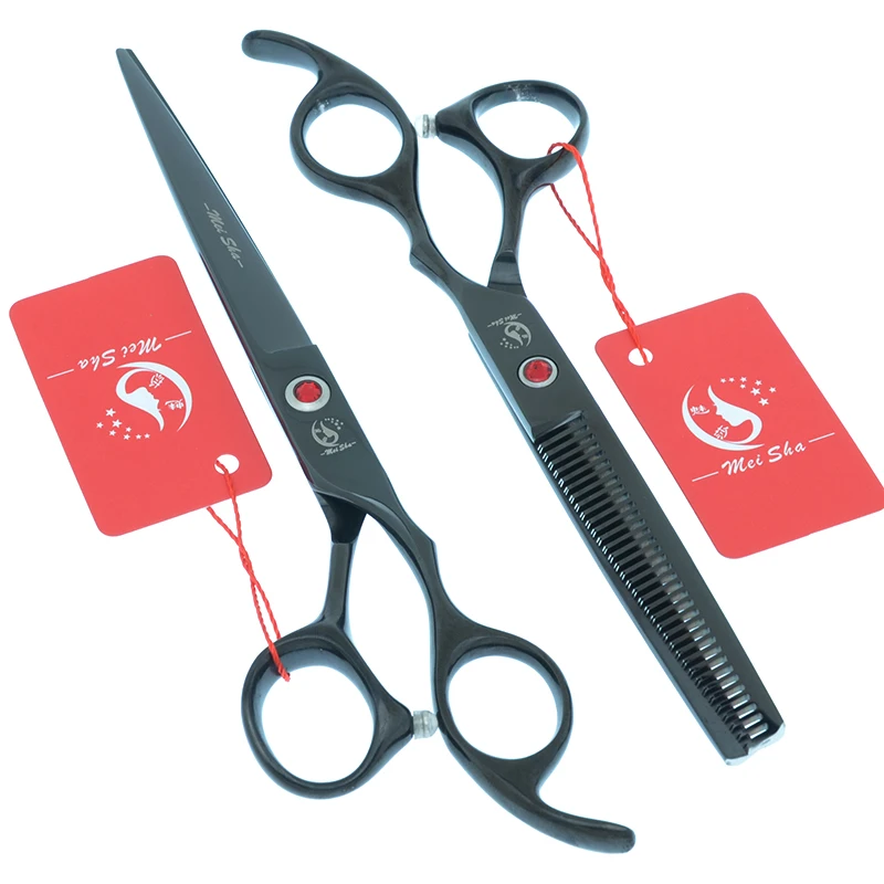 Meisha 7 인치 이발 미용 커팅 가위, 일본 스틸 살롱 헤어 가위, 전문 이발 도구, A0131A