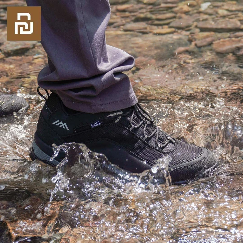 

New Youpin Extrek Waterproof Men Hiking Shoes Lace Up Men Sport Shoes Outdoor Jogging Trekking Climbing Sneakers Classics Style