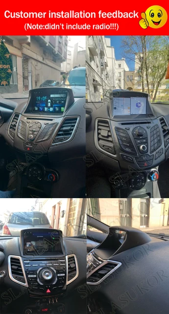 LCA 9 Inch For Ford Fiesta 2006-2011 Radio Car Android MP5 Player Casing  Frame 2din Head Unit Fascia Stereo Dash Cover Panel
