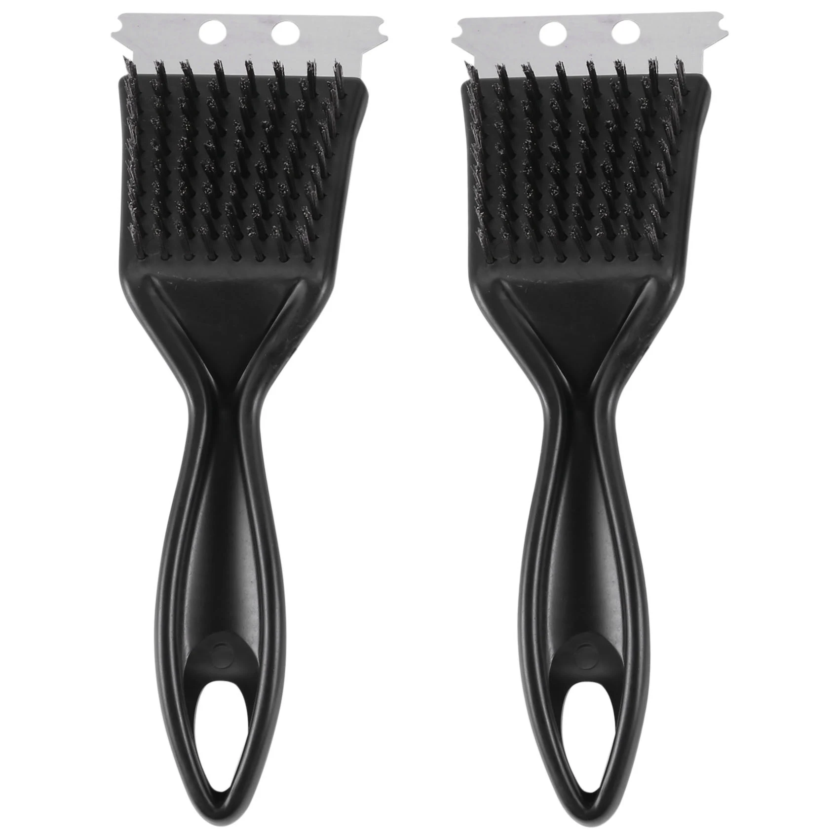 

BBQ Grill Brush Grill Cleaner Barbecue Grill Brush and Scraper Non Scratch Cleaning Best for Any Grill 2 Pieces