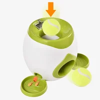 Dog Tennis Ball Food Reward Machine, Interactive Puzzle Toy with Slow Food Dispenser,Outdoor Training Toys Ball Launcher For Pet 5