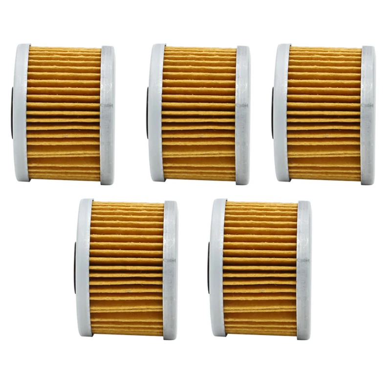 5pc Oil Filter For Kawasaki Klx110 Ksr110 Bn125 Klx125 Z125 Klx140