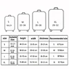 Luggage Cover Stretch Fabric Suitcase Protector Baggage Dust Case Cover Suitable for18-32 Inch Suitcase Case Travel Organizer 2
