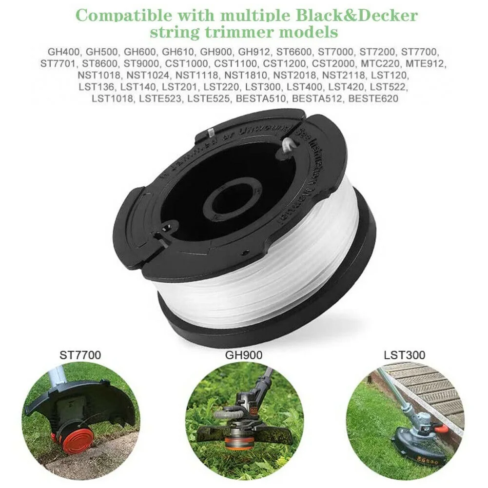 Trimmer Line + Spool Cap + Spring Kit For Black & Decker GH400 GH500 GH600  GH900 Home Garden Tool Spool Cap Accessories - AliExpress