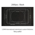 2000pcs mat Black