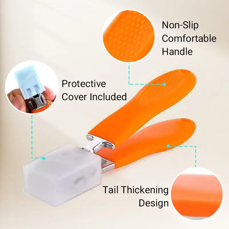 Wide Jaw Opening Anti-Splash Slanted Nail Clipper Oblique Blade Ingrown Toenail Clipper Hard Nails Pet Pedicure Manicure Tools