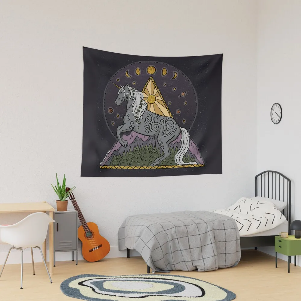 

Universe Horse Tapestry Aesthetic Room Decors Carpet On The Wall Luxury Living Room Decoration Aesthetics For Room Tapestry