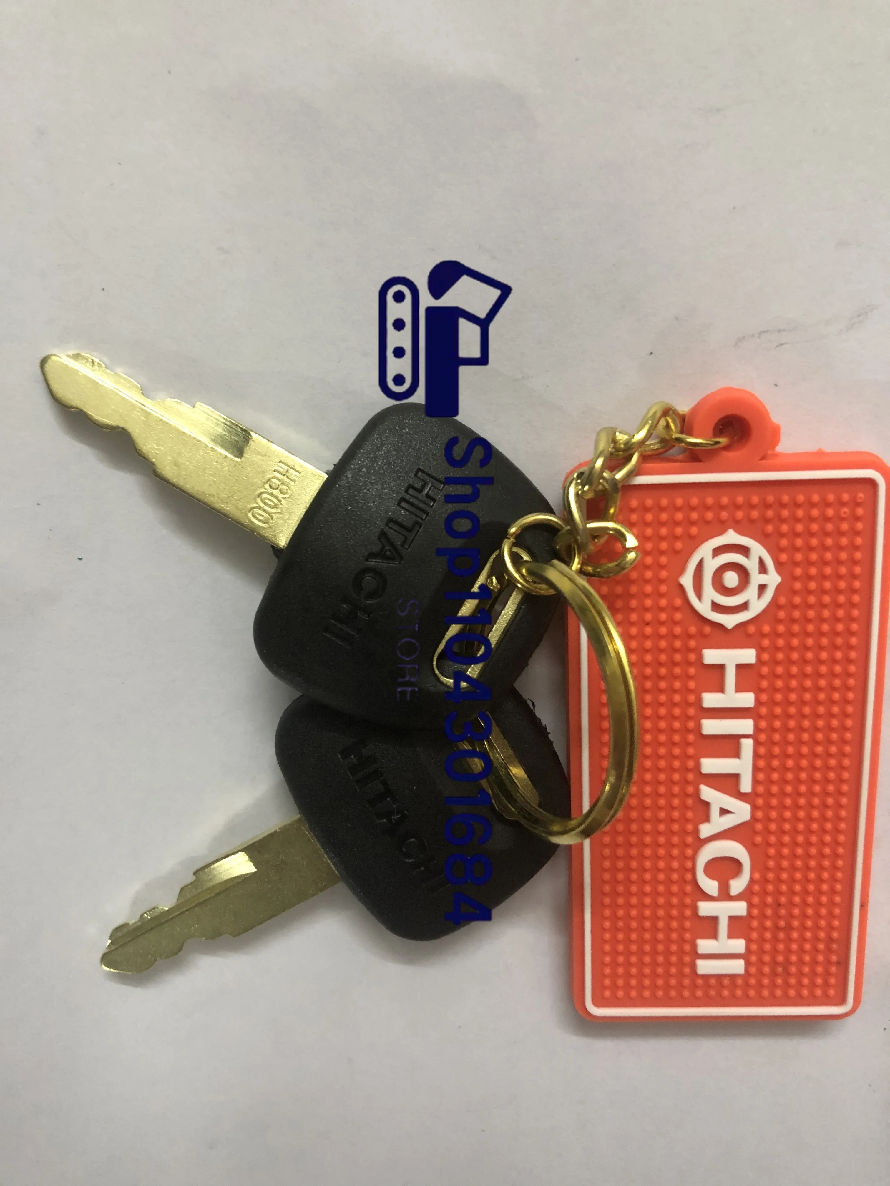 2pcs H800 Excavator Ignition Key for Hitachi ZAXIS ZAX Grab BU0028