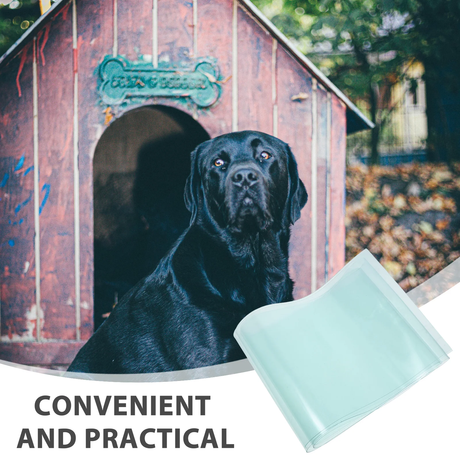 Dog Door Replacement Flap Shades Vinyl for Plastic House Air Conditioner Pvc Curtain
