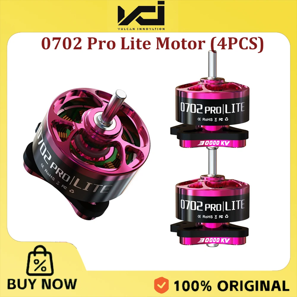 Moteur VCI 0702 PRO LITE 23000KV 27000KV 30000KV pour Drone FPV Micro - Lot de 4