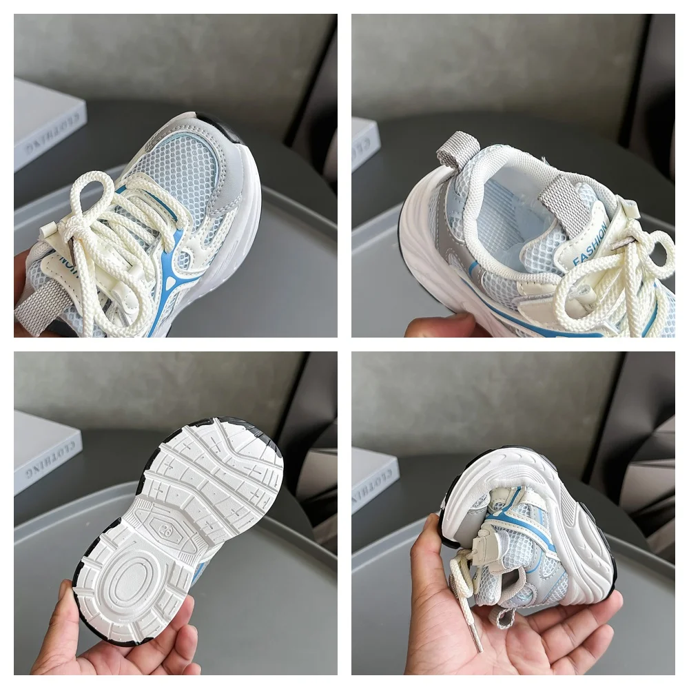 Breathable Mesh Kids Casual Sneakers for Autumn Outdoor