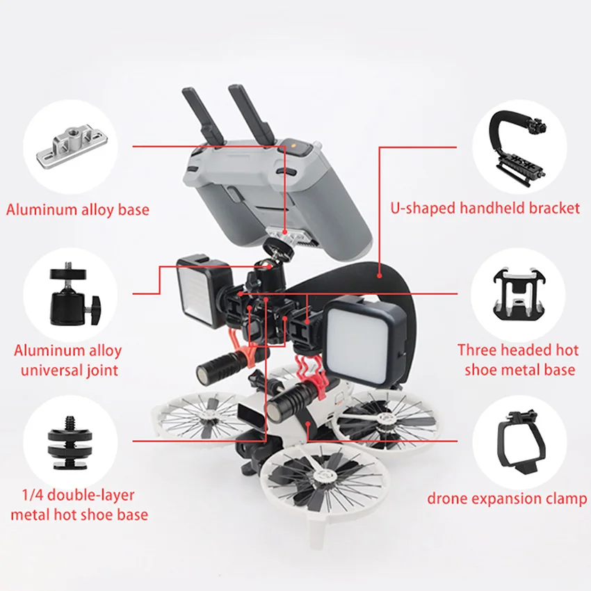 Support de tir portable pour drone DJI FLIP/Mavic 3/Air 2/3