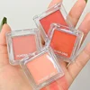 Face Blusher Matte Natural Cheek Tint Brighten Face Waterproof Face Contouring Cosmetics Blush Powder Soft Female Makeup 1pcs 4