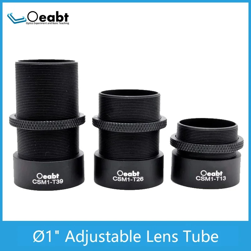 

CSM1-T Series Adjustable Tube 1" Lens SM1 Threaded Rotary Optical Adjust Mounting Cylinder